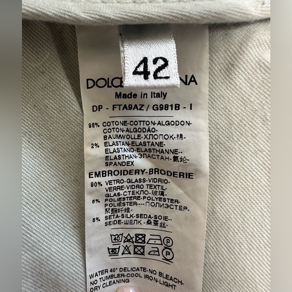 DOLCE GABBANA AMORE JEANS - Picture 9 of 16